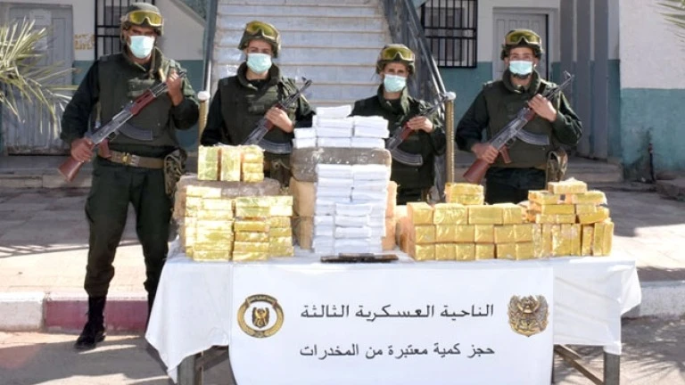إحباط محاولات إدخال أزيد من 8 قناطير من الكيف المعالج عبر الحدود مع المغرب