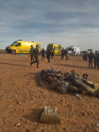 وفاة 13 شخصا وإصابة 35 آخرين في  انقلاب حافلة لنقل المسافرين ببني عباس