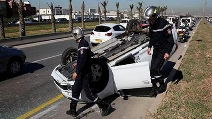 حوادث المرور : وفاة 40 شخصا وإصابة 1910 آخرين خلال أسبوع