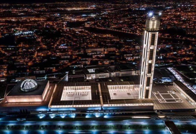 المسجد الأعظم بالعاصمة ...ثالث أكبر جامع بالعالم بعد الحرمين الشريفين
