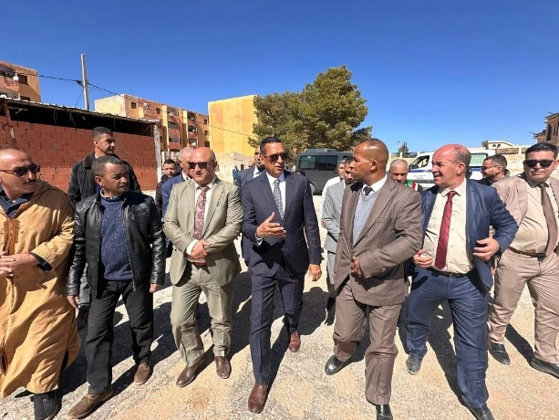 والي الأغواط خلال تفقده مشاريع حيوية بآفلو :اتخاذ تدابير لتسريع الإنجاز في عدة ورشات