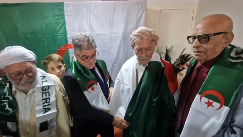 تكريم المجاهد بن شعبان، شاهد على أحداث المجزرة عام 1961