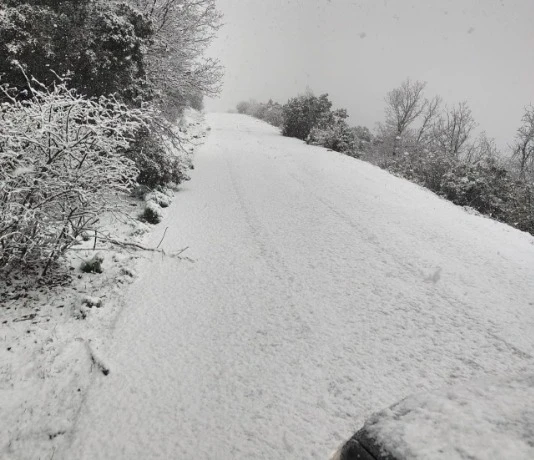 الثلوج توشح مرتفعات الجهة الغربية والجنوبية بتلمسان