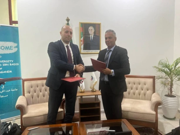 جامعة عبد الحميد بن باديس بمستغانم  ....توقيع اتفاقيتي شراكة مع شركة "سيترام"