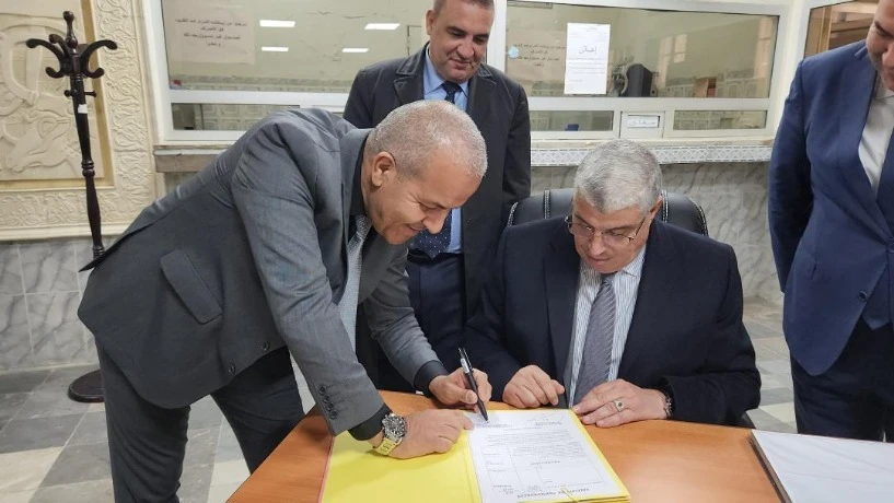 التوقيع على سجلات  اختتام السنة المالية لـ 2023 بسيدي بلعباس
