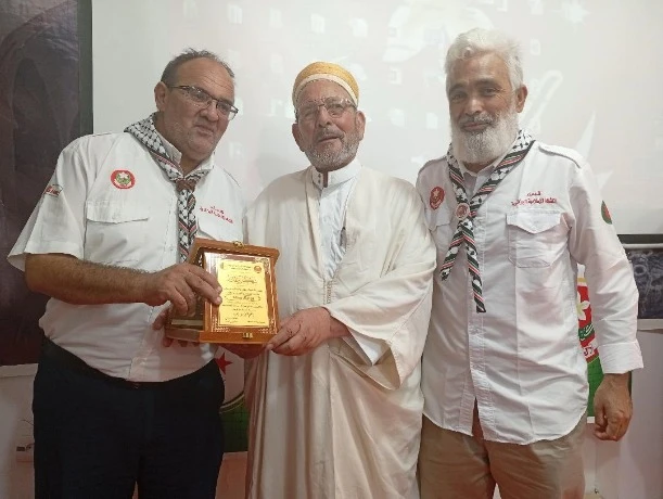 القائد العام لقدماء الكشافة الإسلامية يشرف على تنصيب المحافظة الولائية بتيسمسيلت