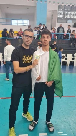 البطولة العربية للكراتي تودوكاي للفئات الشابة ببجاية...  ذهبية لابن الباهية معاذ بودحام