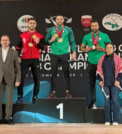 البطولة العربية لرفع الأثقال في الدوحة.. الجزائر تتألق بحصد 42 ميدالية منها 6 ذهبية