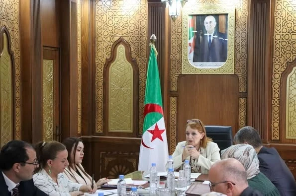 مداحي تترأس اجتماعا تنسيقيا لتقييم ورشات رقمنة قطاع السياحة والصناعة  التقليدية