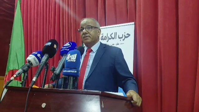 من معسكر.. رئيس حزب الكرامة يدعو الشباب للمشاركة القوية في التشريعيات لدعم مسار البناء والتنمية