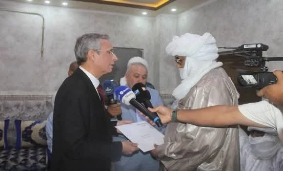 بتكليف من رئيس الجمهورية وزير الثقافة والفنون يقدم واجب العزاء إلى أسرة الراحلة بادي لالة