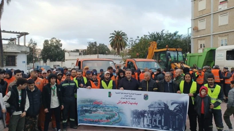 انطلاق الطبعة الثامنة لحملة التنظيف الكبرى لولاية الجزائر