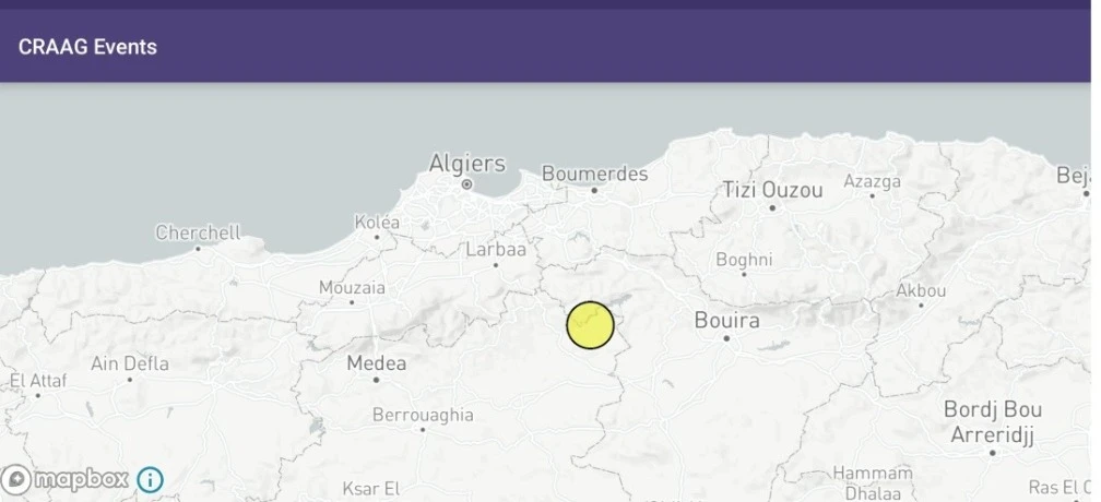المدية: هزة أرضية بشدة 3.2 درجات على سلم ريشتر بميهوب