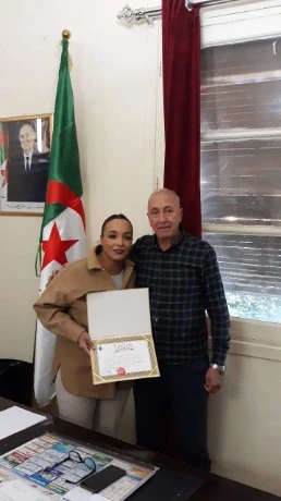 بلدية المحمدية تكرم بطلة الجيدو بلكحل سعاد