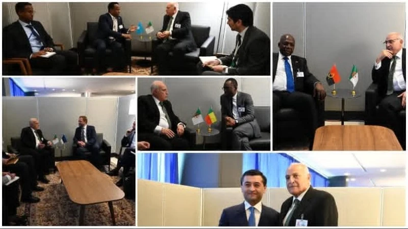 عطاف يجري بنيويورك عدة محادثات مع نظرائه من دول شقيقة و صديقة