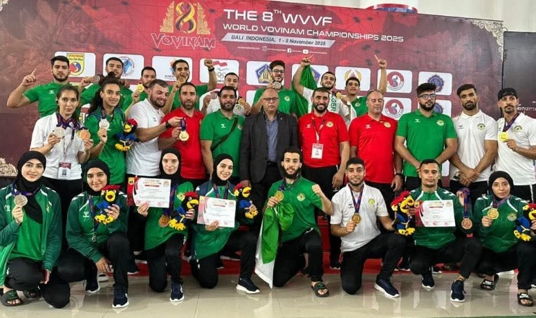 بمجموع 24ميدالية ...   الجزائر تفتك الوصافة في البطولة العالمية للفيوفينام ببالي