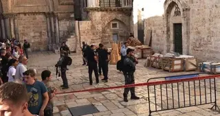 المجلس الوطني الفلسطيني ولجنة شؤون الكنائس يدينان الاعتداء على كنيسة في  القدس المحتلة