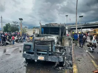 وفاة  24 شخصا إثر انفجار شاحنة صهريج بهايتي