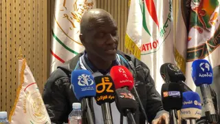 محمد ديوب رئيس الاتحادية إلافريقية للسباحة  يشيد بجاهزية المرافق  في ندوة صحفية   :" وهران تستوفي كل شروط النجاح لتنظيم نسخة استثنائية للبطولة "