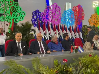 وزير المجاهدين يشارك بنيكاراغوا في مراسم الاحتفال بالذكرى الـ46 لانتصار  الثورة الساندينية