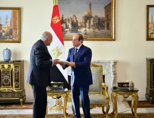 عطاف يُستقبل بالقاهرة من قبل رئيس جمهورية مصر العربية