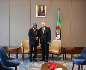 السيد عطاف يستقبل نظيره البنيني