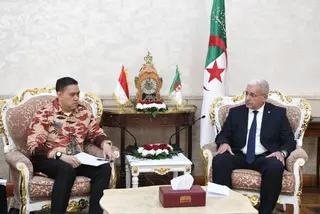 بوغالي يستقبل نائب رئيس لجنة مجلس النواب الأندونيسي  المكلف بالشؤون الخارجية والدفاع والاتصال