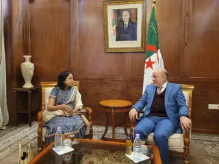 السيد بلمهدي يستقبل سفيرة الهند لدى الجزائر