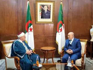 بلمهدي يستقبل مفتي الجمهورية التونسية