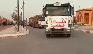 الجلفة: قافلة تضامنية لفائدة المتضررين من التقلبات الجوية نحو ولايتي بشار  والنعامة