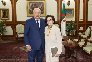 رئيس الجمهورية يستقبل المجاهدة جميلة بوحيرد