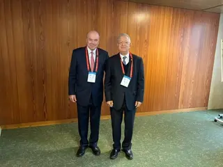 الجمعية 151 للاتحاد البرلماني الدولي : ناصري يلتقي بجنيف رئيس مجلس  الأعيان الأردني