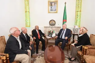 تاشريفت يستقبل رئيس الجمعية الوطنية لضحايا الألغام