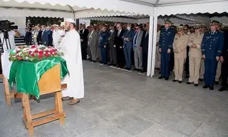 تشييع جثمان العميد رشيد حراث بمقبرة العالية