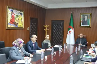 سايحي يعقد اجتماعا تقييميا لمناقشة حصيلة نشاطات مؤسسة طب العمل  "برستيماد"