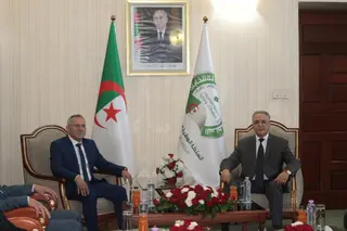 رئيس السلطة الوطنية المستقلة للانتخابات يستقبل الأمين العام للتحالف الوطني  الجمهوري