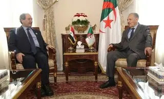 قوجيل يستقبل وزير الخارجية السوري