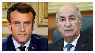 رئيس الجمهورية يتحادث عبر الهاتف مع نظيره الفرنسي