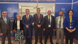الوفد البرلماني الجزائري يقاطع خطاب رئيس الاتحاد البرلماني الدولي بسبب تحيزه المفضوح للاحتلال الصهيوني