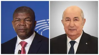 الرئيس الأنغولي يهنئ رئيس الجمهورية بمناسبة انتخابه لعهدة ثانية