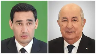 رئيس جمهورية تركمانستان يهنىء رئيس الجمهورية بمناسبة إعادة انتخابه لعهدة ثانية