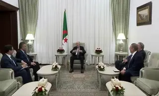 رئيس الجمهورية يستقبل وزير الداخلية التونسي