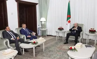 رئيس الجمهورية يستقبل المبعوث الخاص للرئيس العراقي