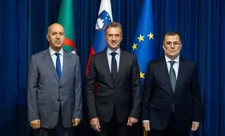 سايحي وبن طالب يستقبلان بليوبليانا من طرف الوزير الأول السلوفيني