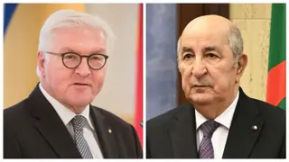 رئيس الجمهورية يتلقى مكالمة هاتفية من نظيره الألماني