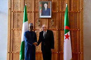 عطاف يستقبل رئيس مجلس النواب بجمهورية نيجيريا الاتحادية