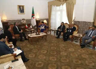 رئيسة المحكمة الدستورية تستقبل سفير ايران بالجزائر