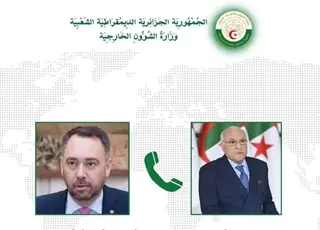 عطاف يتلقى مكالمة هاتفية من نظيره البلجيكي