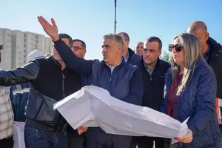 بلعريبي يتفقد مشروع 10507 مسكن بصيغة "عدل" بسيدي عبد الله