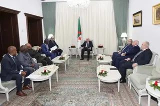 رئيس الجمهورية يستقبل وزير العلاقات الدولية والتعاون لجمهورية جنوب إفريقيا